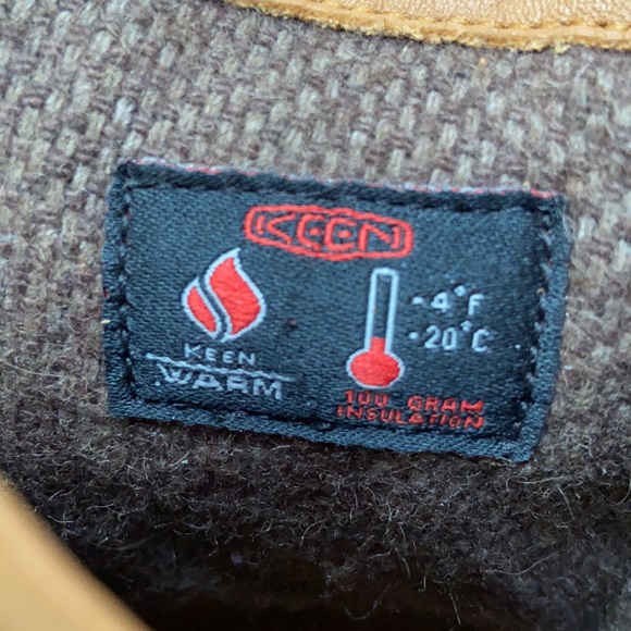 NWOT women's keen cognac bailey lace up boot - Picture 7 of 8